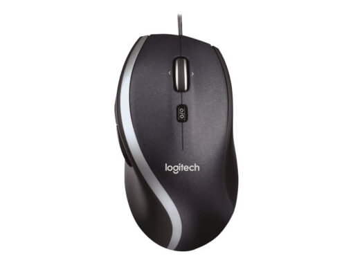 Logitech M500 Laser Kabling Sort Sølv