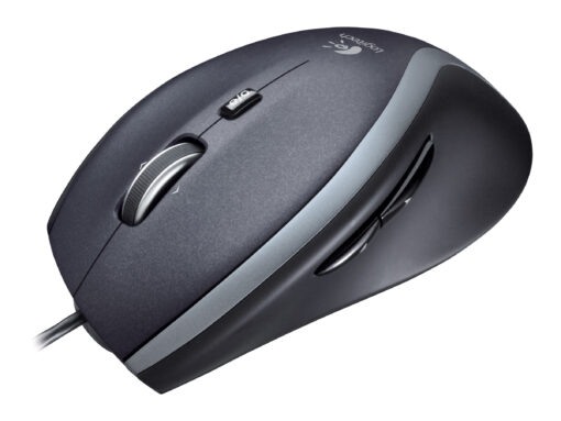 Logitech M500 Laser Kabling Sort Sølv