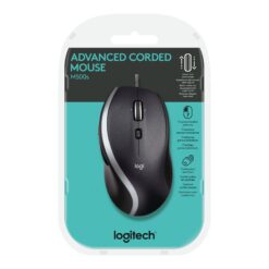 Logitech M500s Advanced Corded Mouse Optisk Kabling Sort