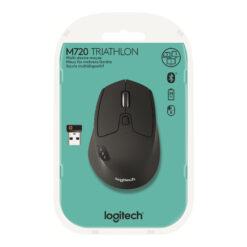 Logitech M720 Triathlon Optisk Trådløs Sort