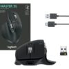 Logitech MX Master 3S Performance Wireless Mouse Optisk Trådløs Sort