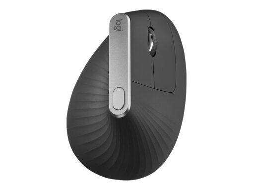 Logitech MX Vertical Optisk Trådløs Kabling Sort