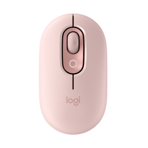 Logitech POP med Emoji knap Optisk trådløs mus Pink