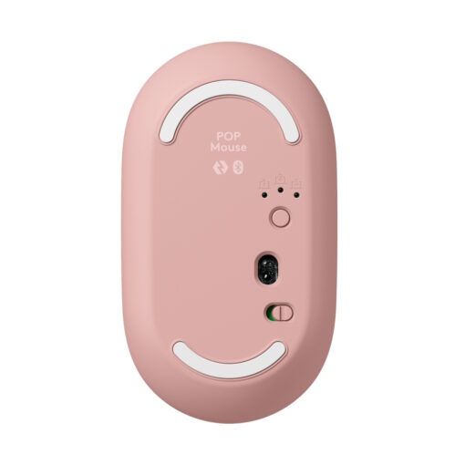 Logitech POP med Emoji knap Optisk trådløs mus Pink