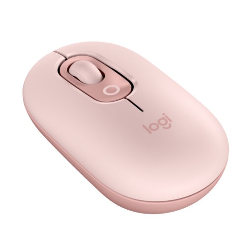 Logitech POP med Emoji knap Optisk trådløs mus Pink