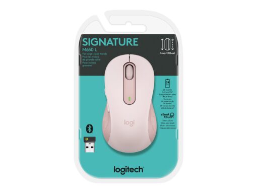 Logitech Signature M650 L Optisk Trådløs Pink