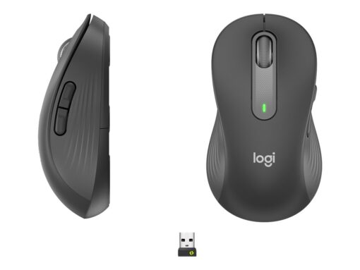 Logitech Signature M650 L Optisk Trådløs Sort Grå