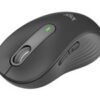 Logitech Signature M650 L Optisk Trådløs Sort Grå