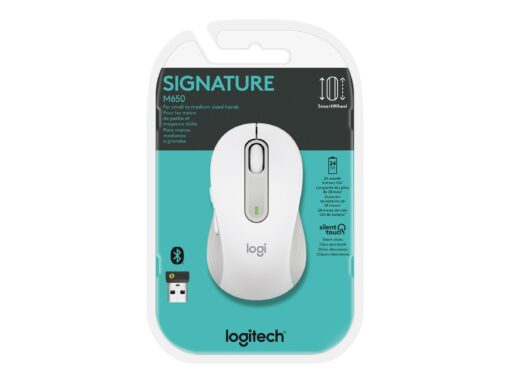 Logitech Signature M650 Optisk Trådløs Hvid