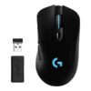 Logitech Wireless Gaming Mouse G703 LIGHTSPEED HERO 16K Sensor Optisk Trådløs Kabling Sort