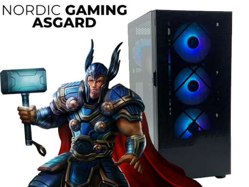 Nordic Gaming Asgard Thor Gaming PC | i5 16GB RTX4070 1TB