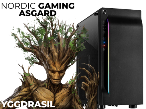 Nordic Gaming Asgard Yggdrasil Gaming PC | i3 8GB Arc380 500GB