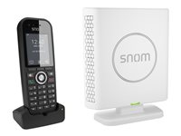 snom m430 Ledningsfri VoIP telefon Sort Hvid