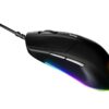 SteelSeries Rival 3 Optisk Kabling Sort