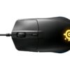 SteelSeries Rival 3 Optisk Kabling Sort