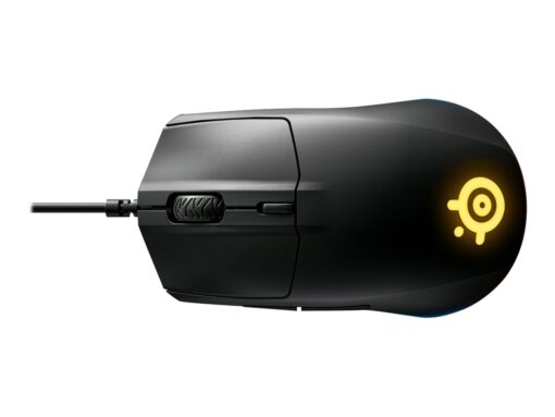 SteelSeries Rival 3 Optisk Kabling Sort