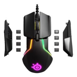 SteelSeries Rival 600 Optisk Kabling Sort