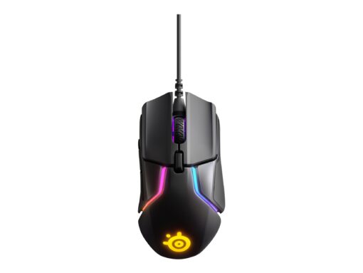 SteelSeries Rival 600 Optisk Kabling Sort