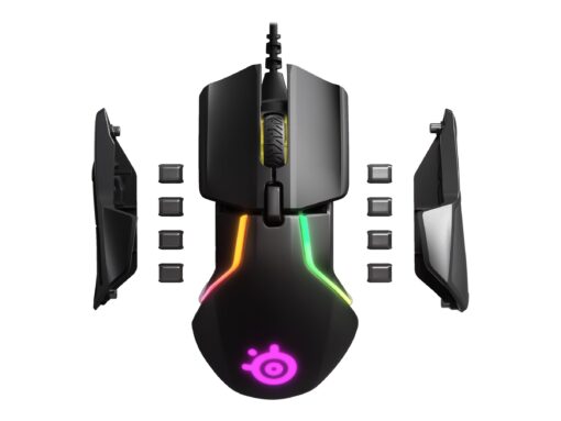 SteelSeries Rival 600 Optisk Kabling Sort