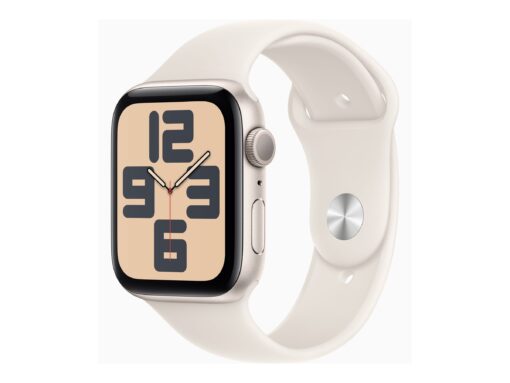 Apple Watch SE (GPS) 44 mm Sølv Gul Smart ur