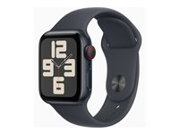 Apple Watch SE (GPS + Cellular) 40 mm Sort Smart ur