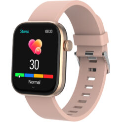 Bluetooth AMOLED Smart Watch Rosa / Beige