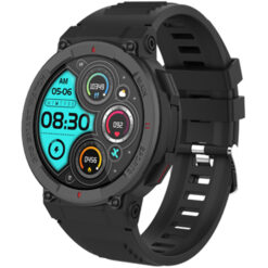 Bluetooth smartwatch med GPS Svart