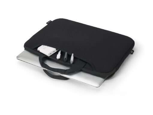 DICOTA ONE Hylster til notebook 16" Genbrugt jersey-stof Genbrugt PET Sort