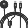 Dudao A12MaxC ladekabel USB-C/Trådløs 60W Sort