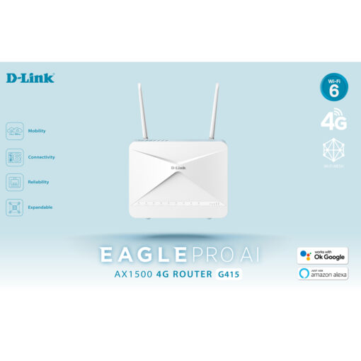 Eagle Pro AI AX1500 Wifi 6 4G Smart Router