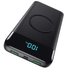 FOCHEW HX160Q2 Powerbank med trådløs opladning 26800mAh Sort