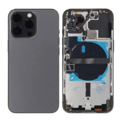 iPhone 13 Pro Baksida med Komplett Ram OEM - Grafit