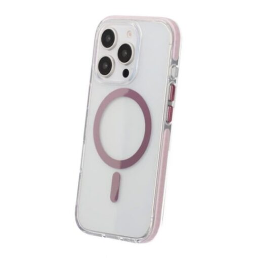 iPhone 16 Pro Max Mobilskal Magnet Dubbelskydd - Rosa