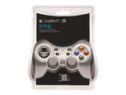 Logitech Wireless Gamepad F710 Gamepad PC Sort Hvid