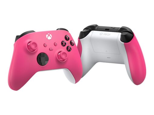 Microsoft Xbox Wireless Controller Gamepad iOS PC Microsoft Xbox Series S Microsoft Xbox Series X Microsoft Xbox One Android Sort Pink Hvid