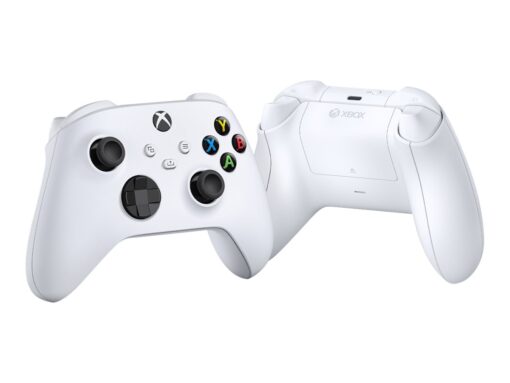 Microsoft Xbox Wireless Controller Gamepad PC Microsoft Xbox Series X Microsoft Xbox One Microsoft Xbox One S Microsoft Xbox One X Sort Hvid