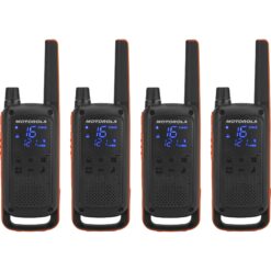 Motorola Talkabout T82 Tovejs radio 16 kanaler 10km taleområde Quad-Pakke