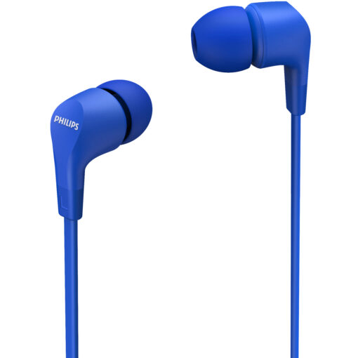 Philips TAE1105BL Trådanslutna in-ear-hörlurar med inbyggd fjärrkontroll. Blå.