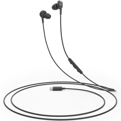 Philips TAE5008BK In-ear-hörlurar med mikrofon och fjärrkontroll. USB-C-kontakt. Svarta.