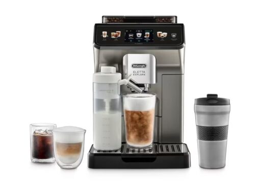 De'Longhi Eletta Explore ECAM450.86.T Automatisk kaffemaskine Titan