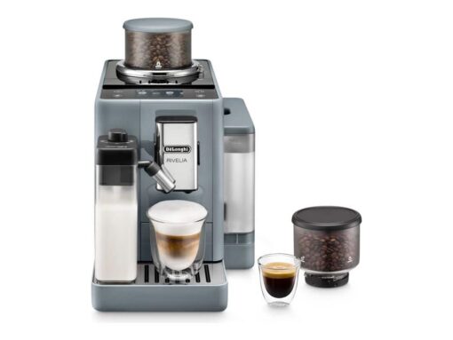 De'Longhi Rivelia EXAM440.55.G Automatisk kaffemaskine Pebble gray