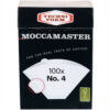 Moccamaster Kaffefilter 85022 100 pcs/ 1 consumer package. 1x4