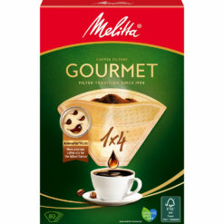 Melitta Kaffefilter Gourmet 1X4 Oblekta 80st X8dfp