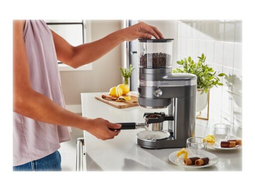 KitchenAid Artisan 5KCG8433EMS Kaffemølle 240W Medaljonsølv