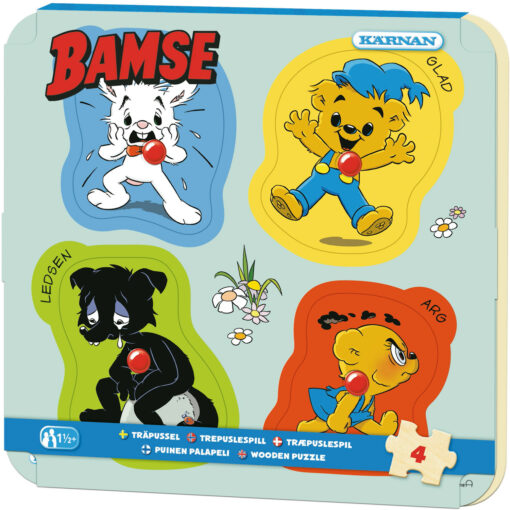 Knoppussel Bamse 4 bitar