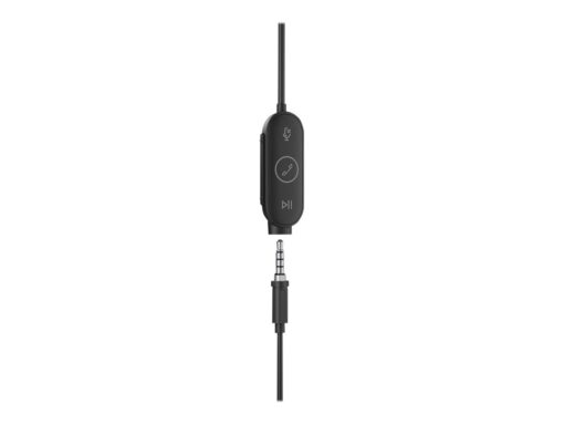 Logitech Zone Wired Earbuds Kabling Headset Sort