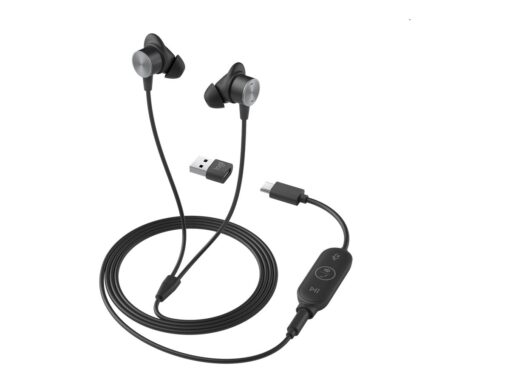 Logitech Zone Wired Earbuds Kabling Headset Sort