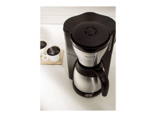 Philips Café Gaia HD7546 Kaffemaskine 1.2liter Metal/sort