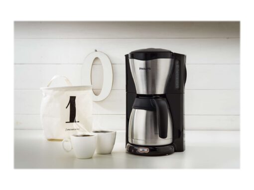 Philips Café Gaia HD7546 Kaffemaskine 1.2liter Metal/sort