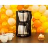 Philips Café Gaia HD7546 Kaffemaskine 1.2liter Metal/sort